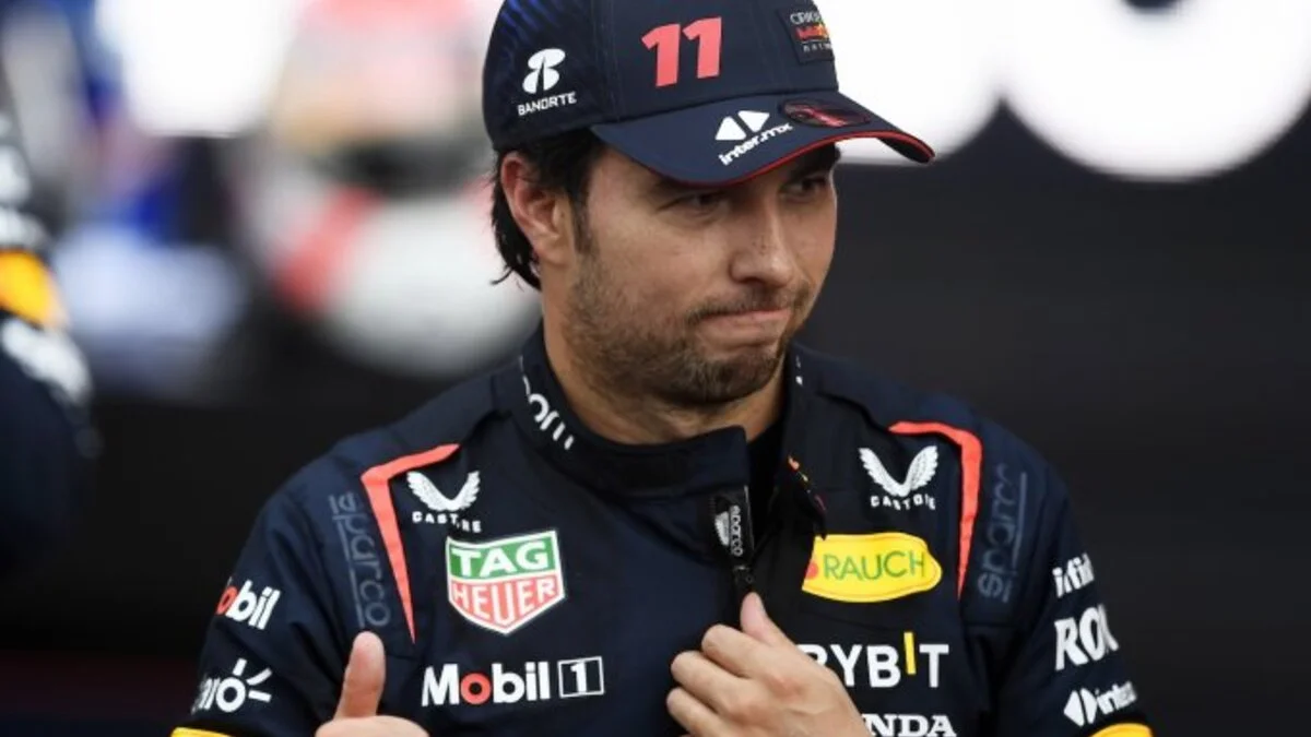 Checo Pérez asegura el tercer lugar en la primera práctica de Bakú