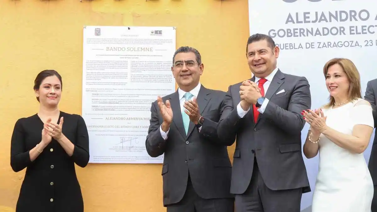 Bando Solemne: Alejandro Armenta es oficialmente el Gobernador de Puebla