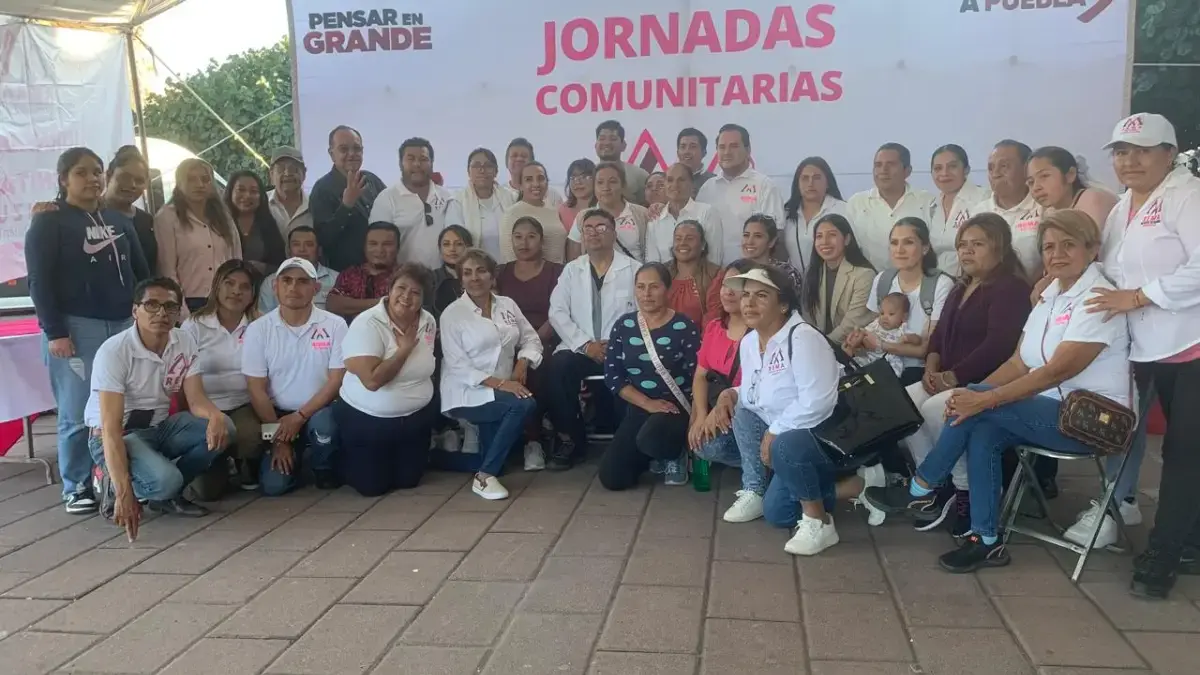 Alejandro Armenta apoya a poblanos con con jornadas comunitarias de salud y bienestar