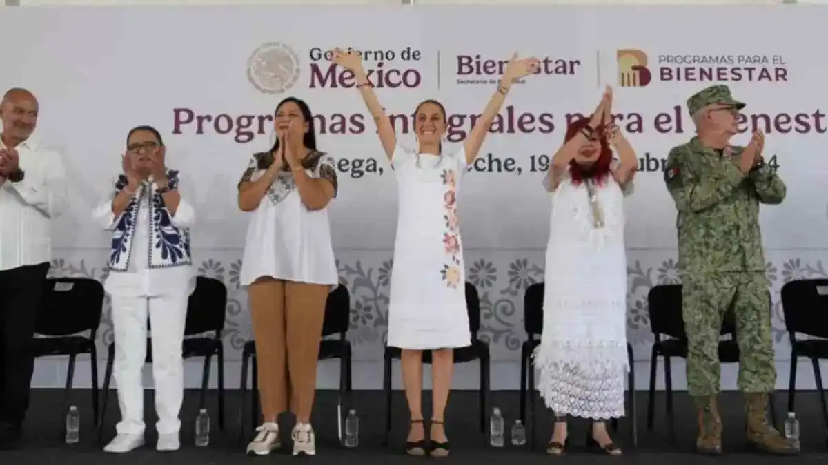 Claudia Sheinbaum anunció nuevos programas de Bienestar en Campeche