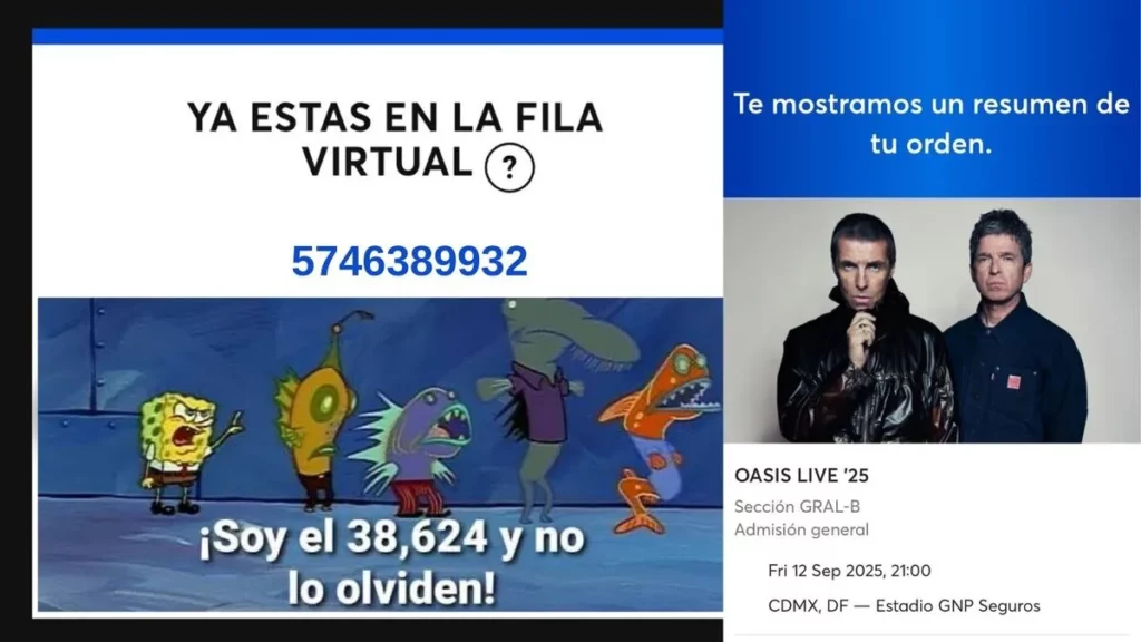 Preventa de boletos de Oasis desata memes ¿Ya tienes el tuyo?