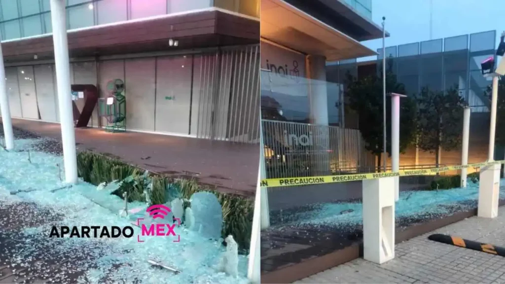 Vandalizan la sede del INAI en Coyoacán, no hay detenidos