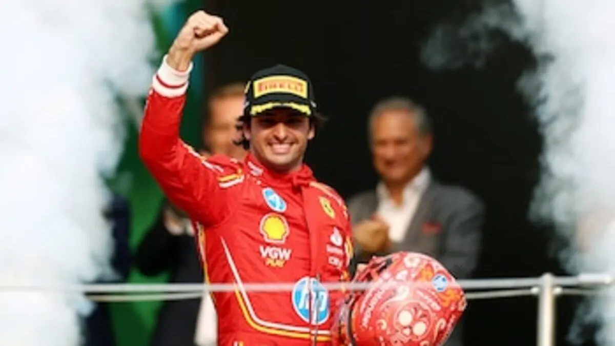 Carlos Sainz se lleva el Gran Premio de México para Ferrari