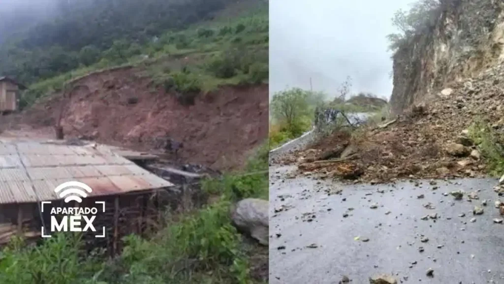 Derrumbes afectan viviendas en Zoquitlán; habilitan refugios