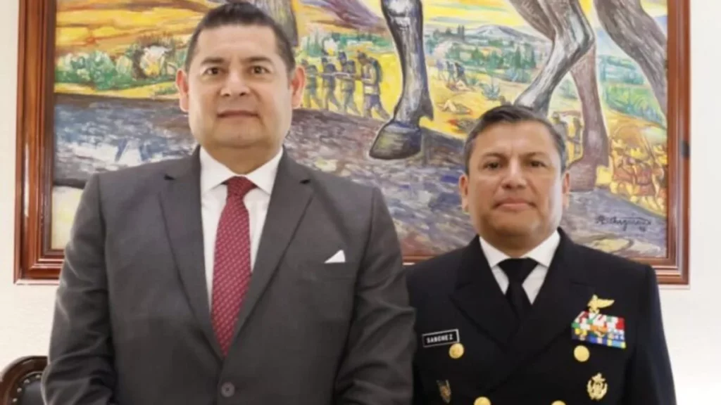 Armenta presenta a Francisco Sánchez González como Secretario de Seguridad Pública de Puebla