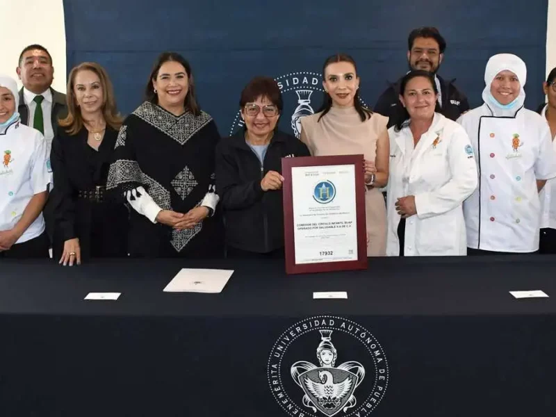 Comedor del Círculo Infantil BUAP recibe “Distintivo H”