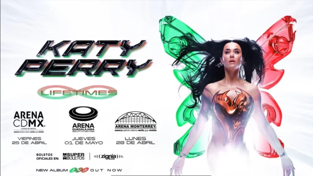 Fechas del Tout de Katy Perry en México