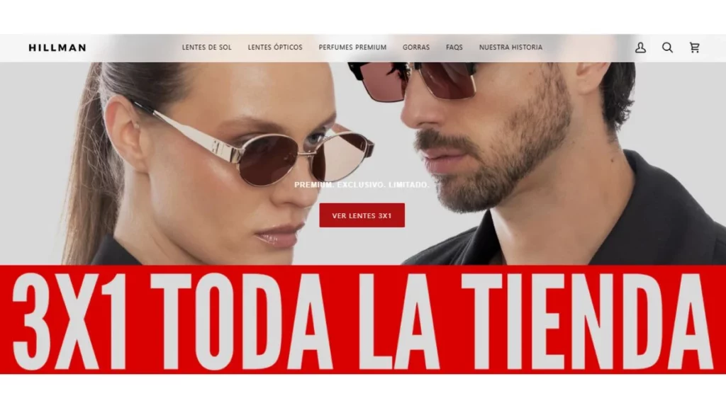 Hillman Eyewear tuvo que poner todas sus colecciones al 3x1