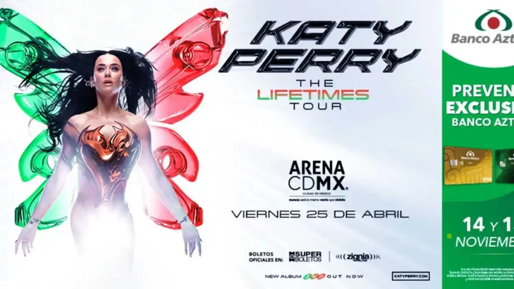 Katy Perry confirma las fechas de su gira en México para el 2025