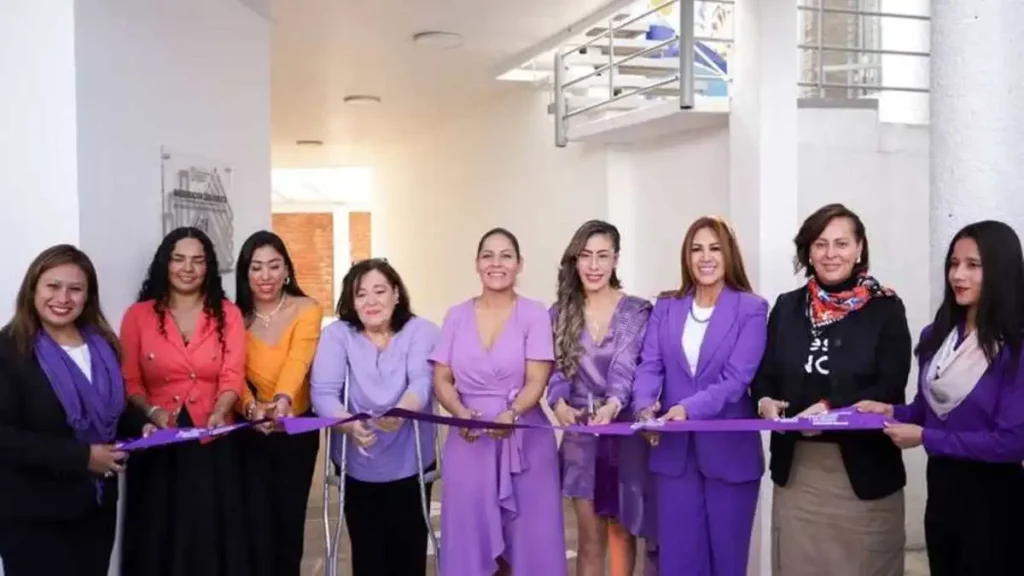 Lupita Cuautle inaugura Casa Violeta en San Andrés Cholula