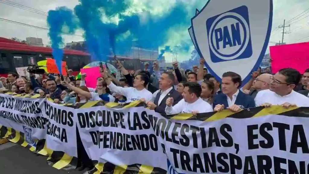 PAN se moviliza contra la desaparición del INAI: “Defendemos su derecho a saber”