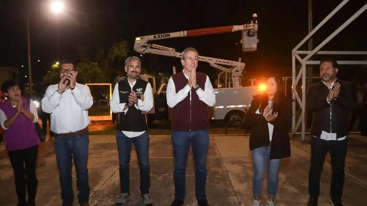 Pepe Chedraui inicia modernización de luminarias LED en Puebla