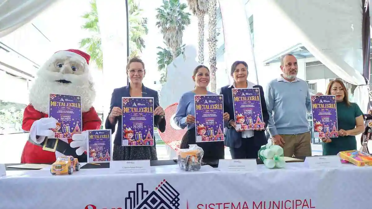 San Andrés Cholula: Juguetes que cambian vidas con “Metalegría”