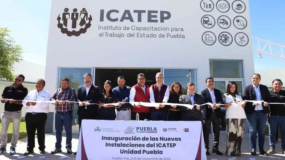 Sergio Salomón inaugura nueva unidad del ICATEP en Agua Santa