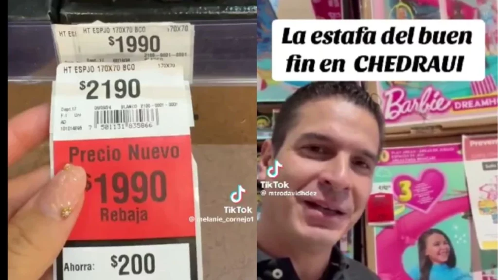 Tiktokers reportaron presuntas estafas de Buen Fin en Walmart y Chedraui