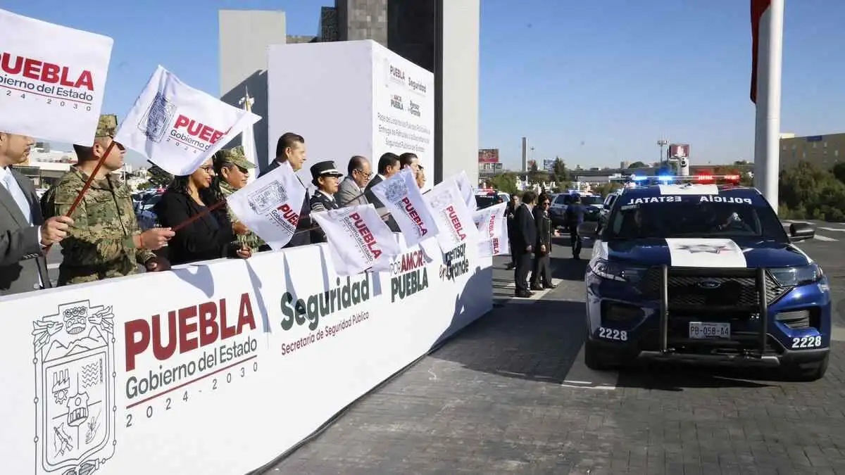 Alejandro Armenta fortalece la seguridad en Puebla con 50 patrullas