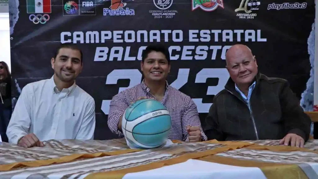 Cuautlancingo, sede del Campeonato Estatal de Básquetbol 3x3