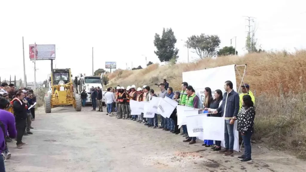 Inician obras de acceso a Cuautlancingo desde el Periférico Ecológico