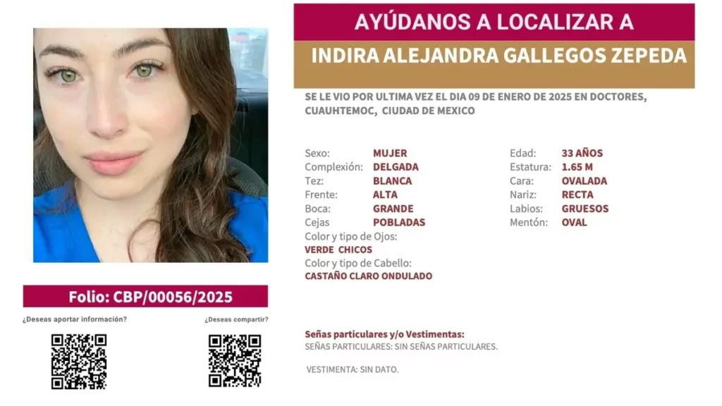 Alejandra Gallegos, doctora de Chihuahua desaparecida, fue asesinada en CDMX