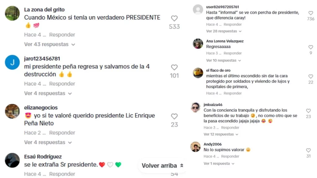 Algunos de los comentarios en la foto de Lazzari, su esposa y Enrique Peña Nieto en Egipto