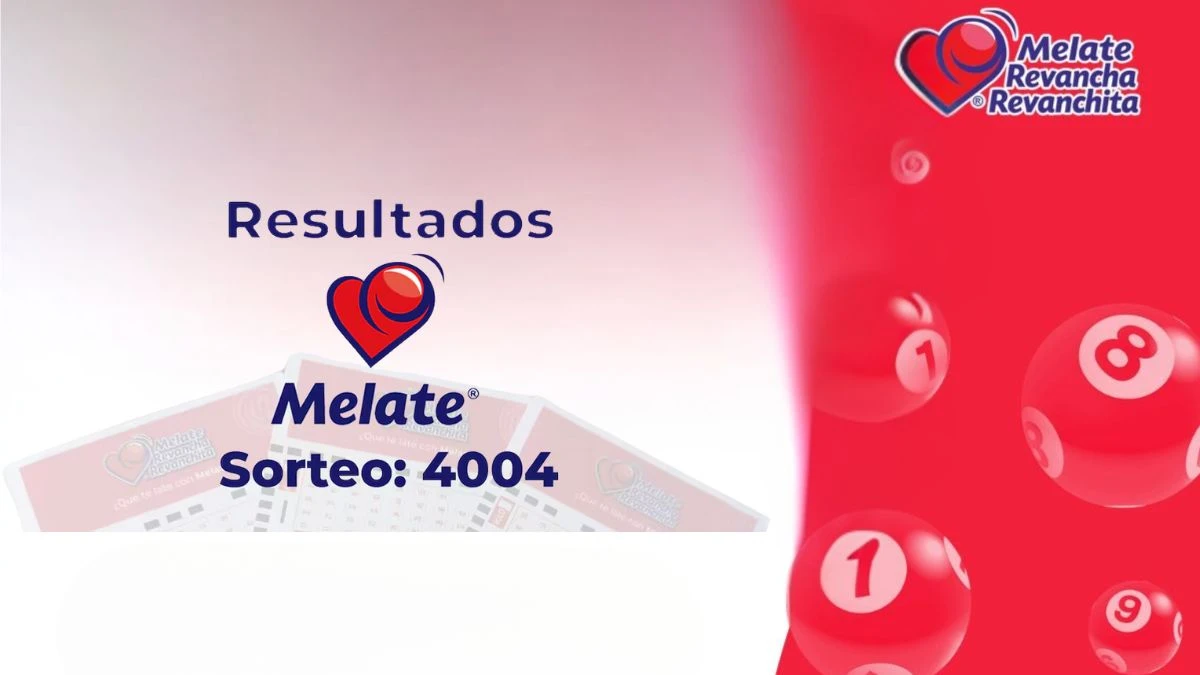 Consulta aquí los resultados del sorteo Melate 4004