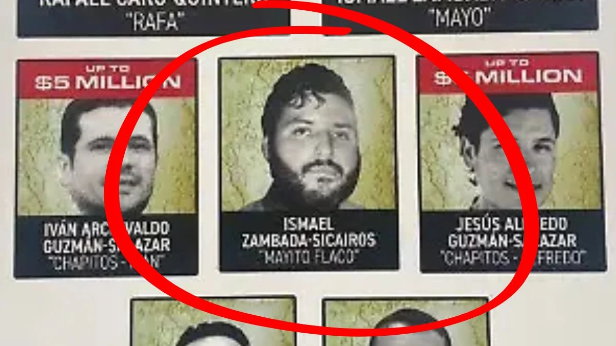 Él es el Mayito Flaco, así luce en la ficha de la DEA