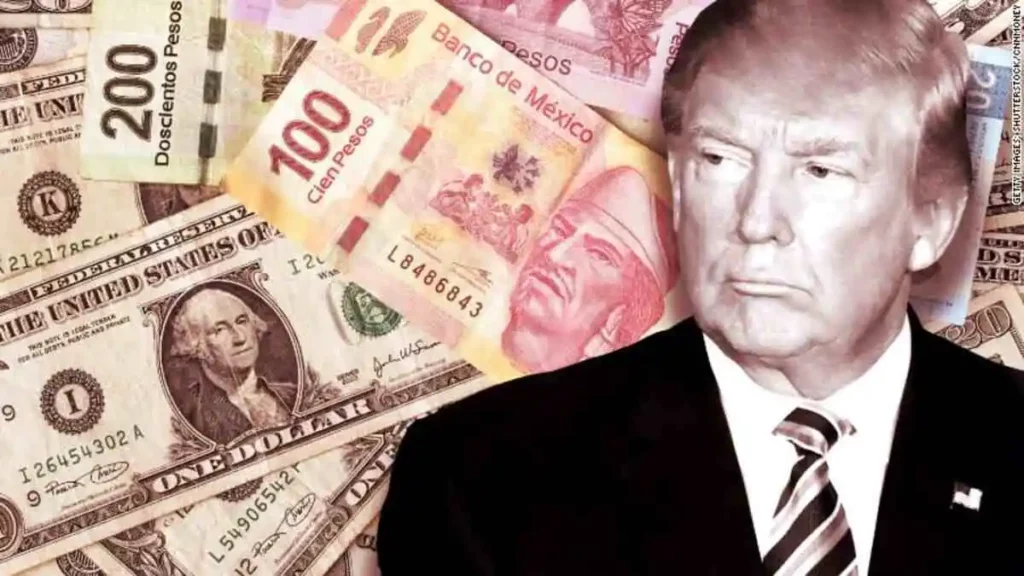 El regreso de Trump sacude al peso mexicano hoy 20 de enero