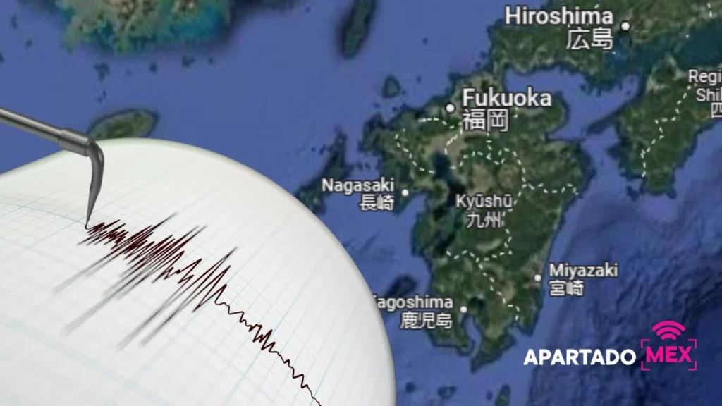 La noche de estes lunes se registró un terremoto de 6.9 en el sureste de Japón