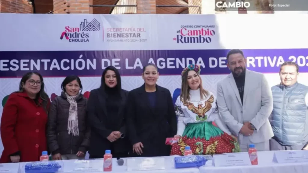 Lupita Cuautle presentó la Agenda Deportiva 2025 en SACH