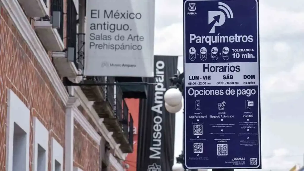 Parquímetros en el Centro Histórico de Puebla iniciarán en febrero