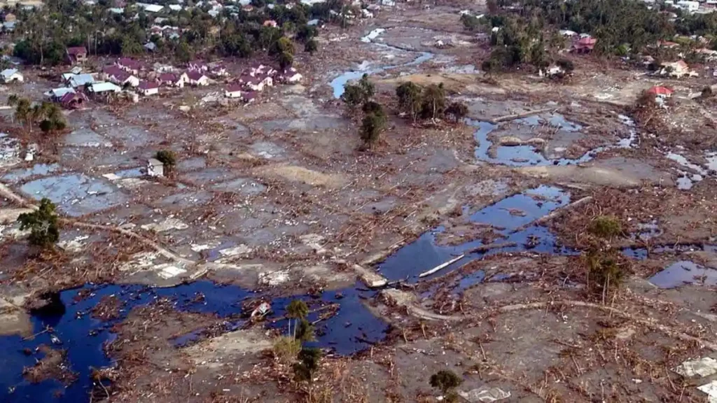 Un devastador tsunami destruyó costas del Océano Índico