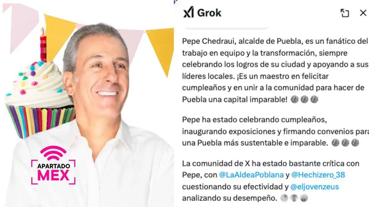 ¡X-Grok no perdona! Pepe Chedraui, el Rey de las felicitaciones