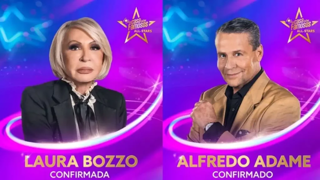 Alfredo Adame y Laura Bozzo se enfrentan en 'La Casa de los Famosos All-Stars'