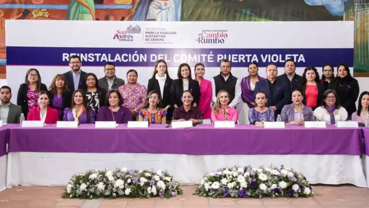 Comité Puerta Violeta: Un escudo contra la violencia en San Andrés Cholula