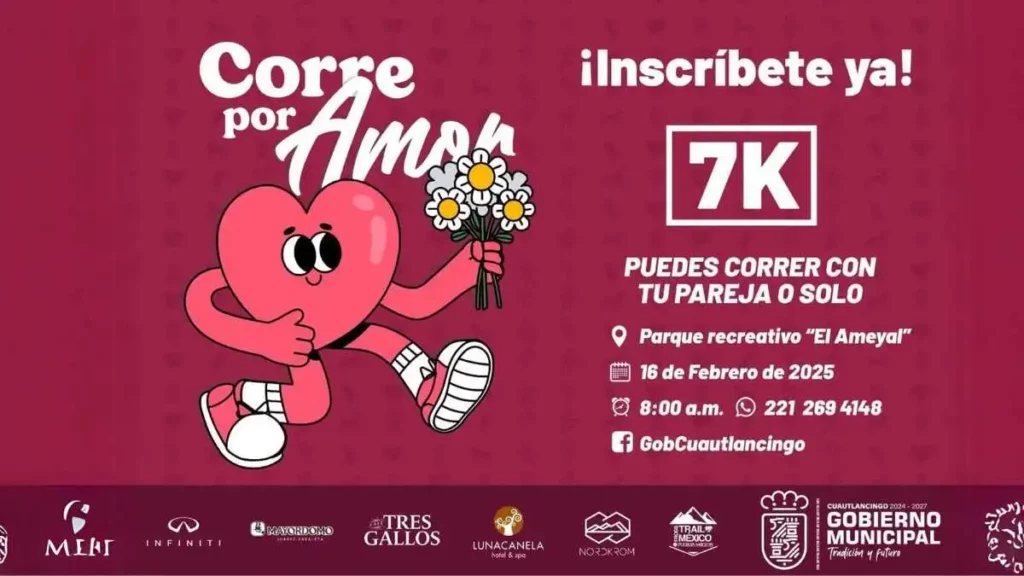 “Corriendo por amor”: Cuautlancingo invita a su carrera deportiva