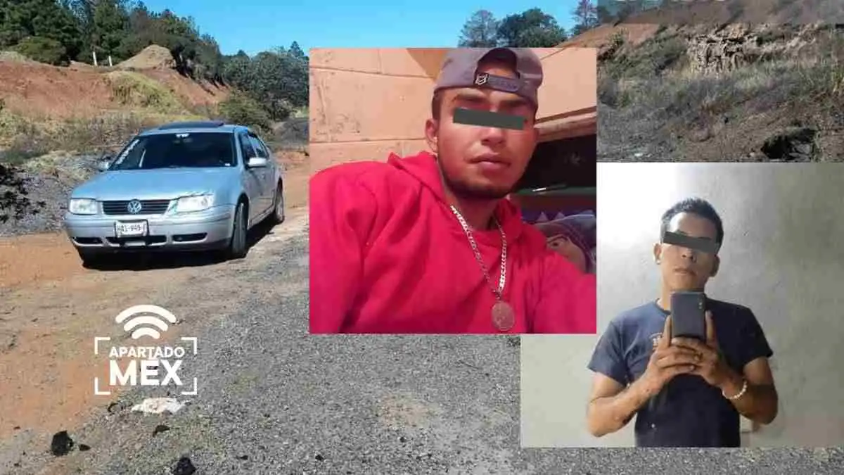 Hallan dos hombres sin vida en la autopista Tlaxco-Tejocotal