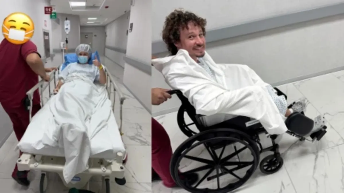 Luisito Comunica no puede caminar tras una operación en la espalda