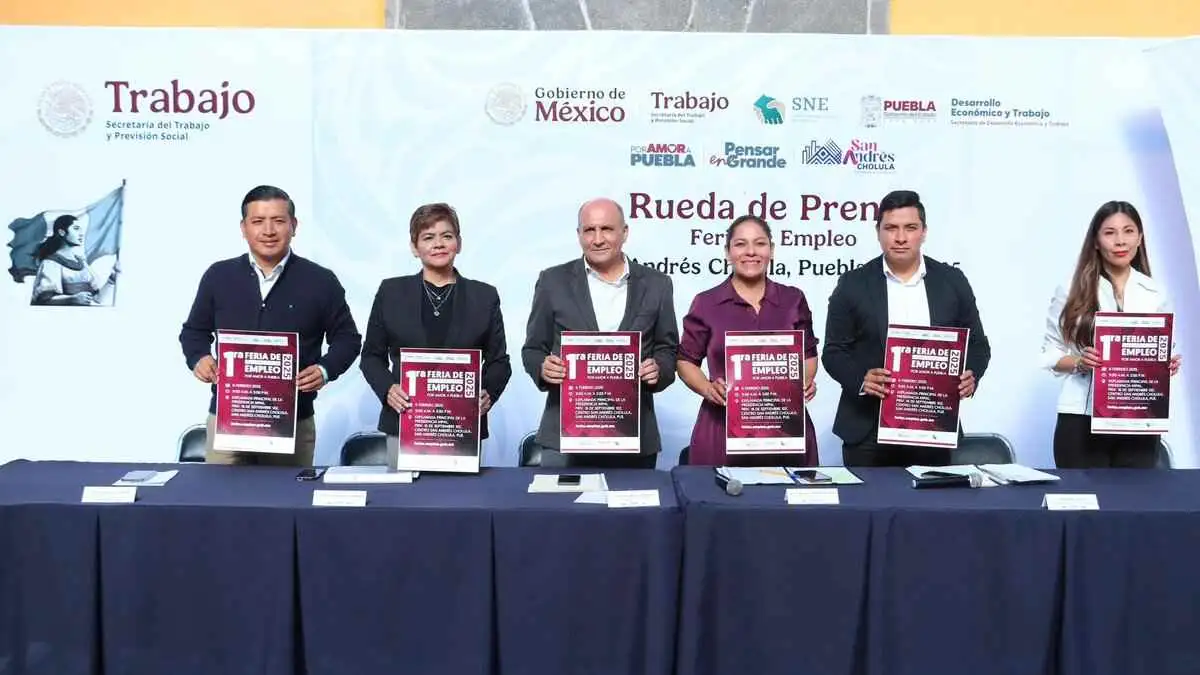 Lupita Cuautle inaugura la primera Feria del Empleo en San Andrés Cholula