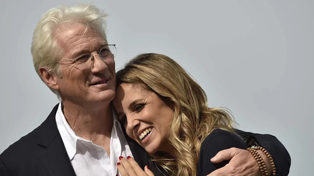 Richard Gere y su esposa Alejandra Silva