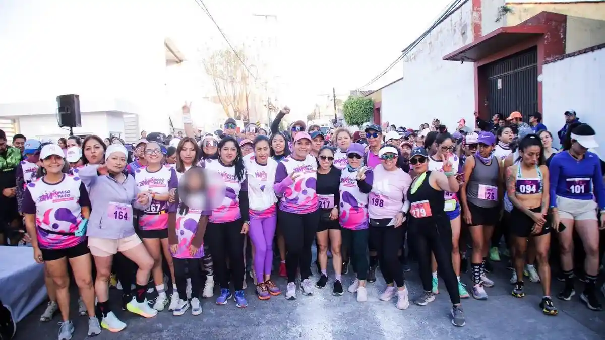 Carrera 8M por la Igualdad: Éxito rotundo en San Andrés Cholula