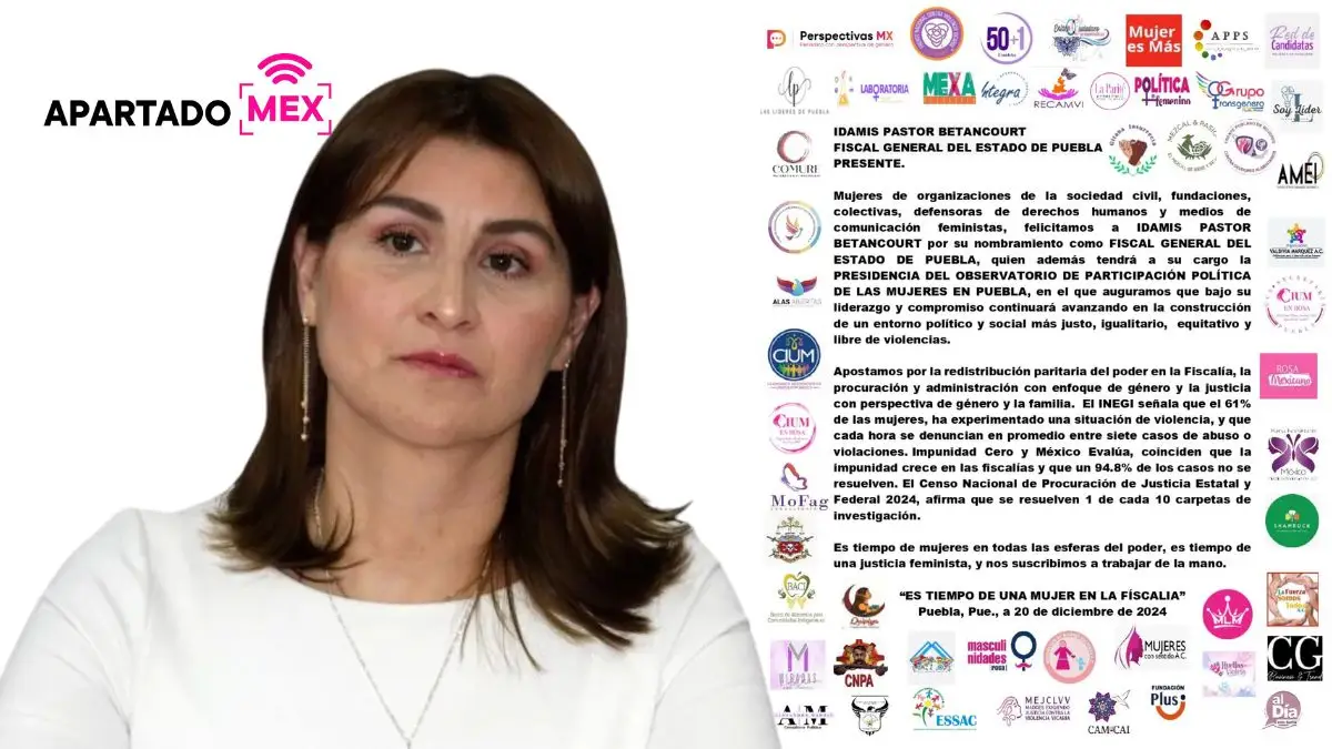 Idamis Pastor le falló a las feministas que la respaldaron tras su designación como titular de la Fiscalía de Puebla