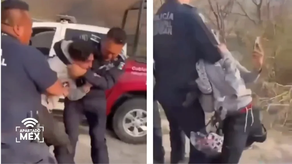 Policías de Ocoyucan detienen con violencia a jóvenes que practicaban skateboarding