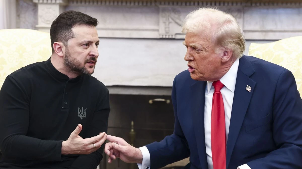 Zelensky y Trump en la Casa Blanca